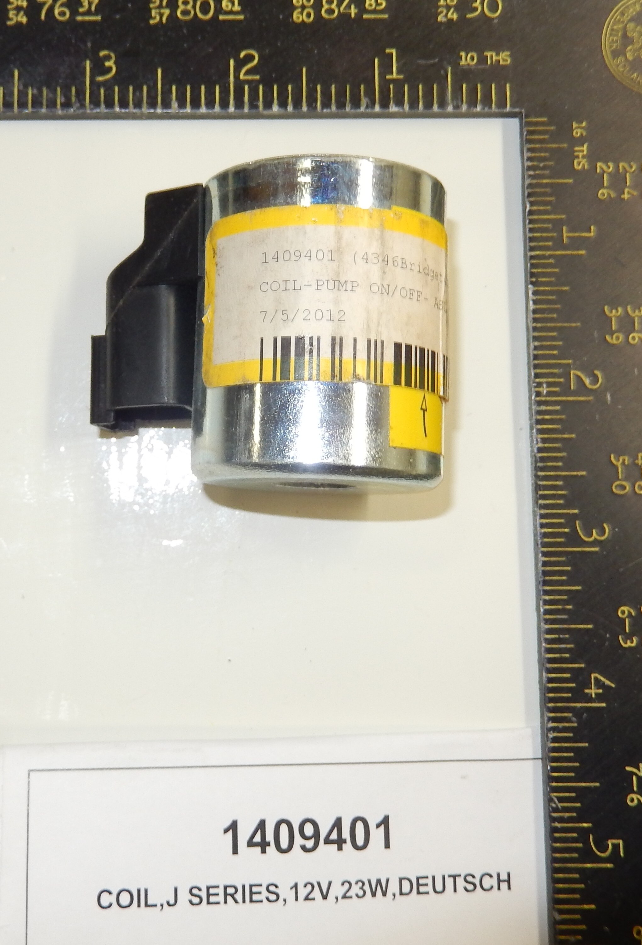 COIL,J SERIES,12V,23W,DEUTSCH